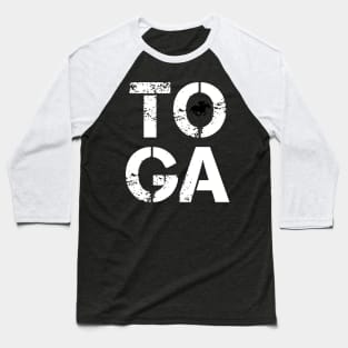 Toga Saratoga Springs Upstate New York Baseball T-Shirt